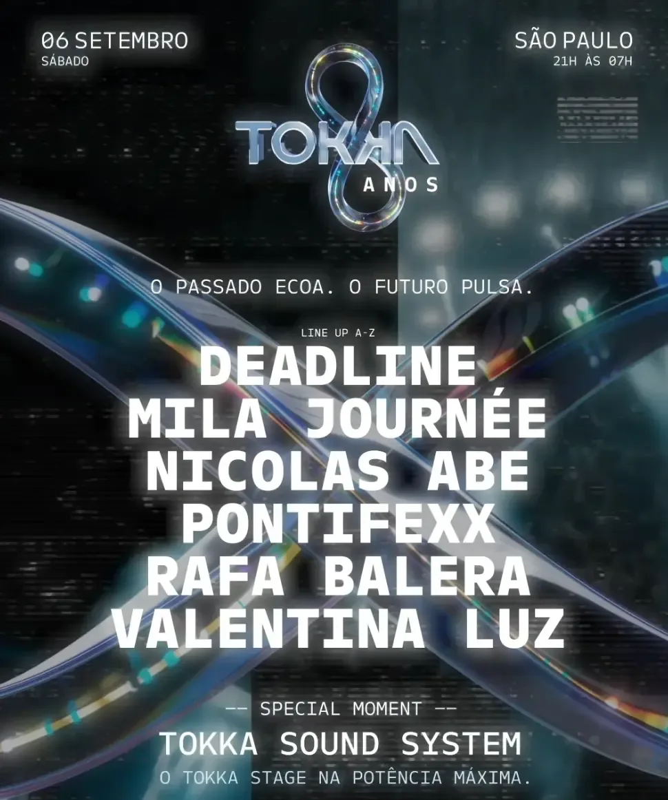 TOKKA 8 Anos - Ingressos com Desconto